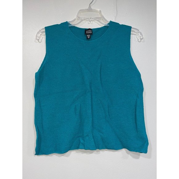 Eileen Fisher Tops - Eileen‎ Fisher Women's Wool Sleeveless Top Green Size Medium